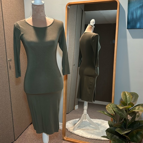 Olive green dress from soprano - Picture 1 of 1